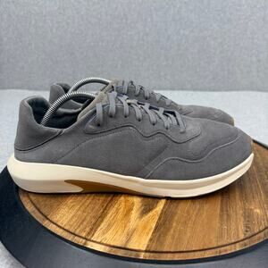 Olukai Koheo Shoes Men's 11 Gray Suede Convertible
